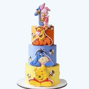 Cartoon theme cake