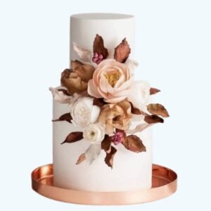 Real flowers cake