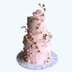 Flower designer cake